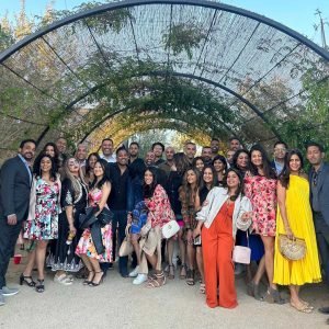 Happy family enjoying a family friendly winery tour in Valle de Guadalupe with Red Wine Tours in Baja.